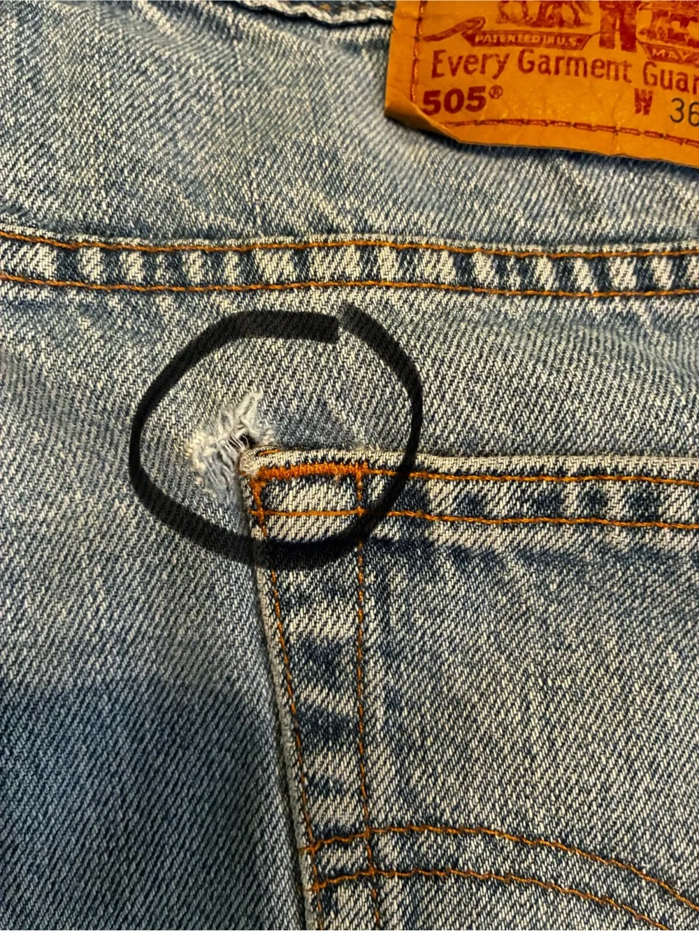 Vintage Y2K Levi's Light Blue Denim Men’s Shorts, size 36